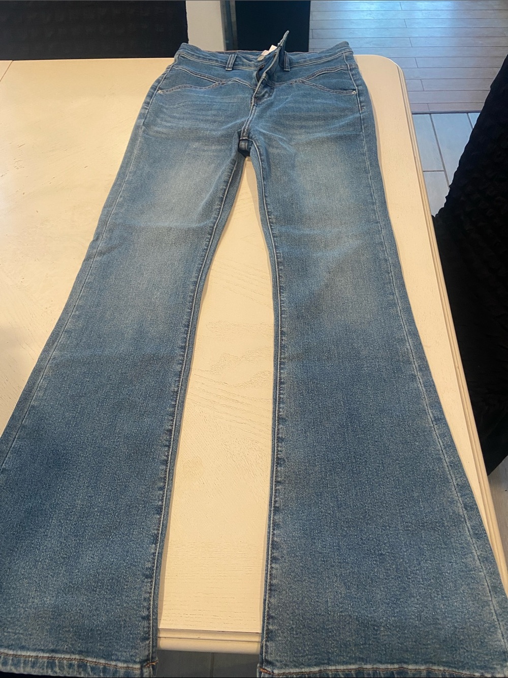So Me Light Blue Flare Jeans
